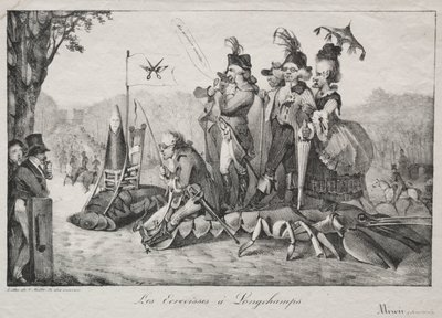 Der Flusskrebs von Longchamps von Eugène Delacroix