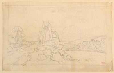 Landschaftsskizze von Eugène Edouard Soulès