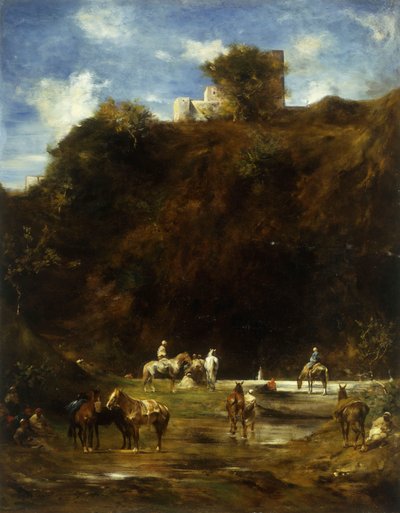 Rastende Araber von Eugène Fromentin
