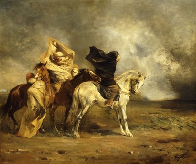 Der Simoom; Le Simoom von Eugène Fromentin