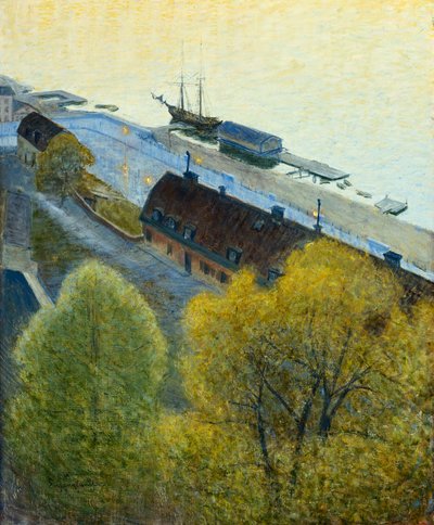 Frühlingsabend von Eugène Jansson