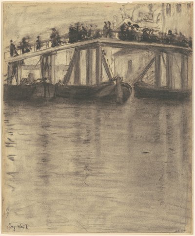 Venezianische Brücke von Eugène Vail