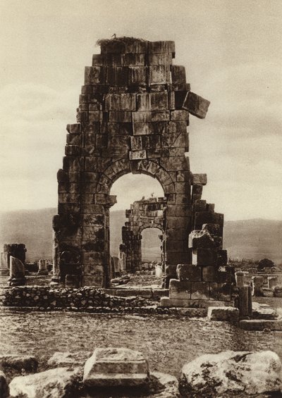 Volubilis, Ruinen des Hadrianstempels von European Photographer