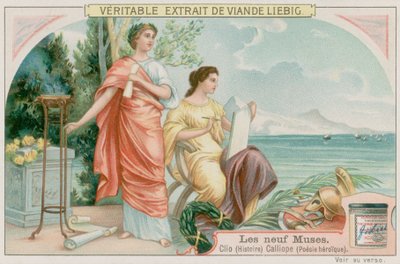 Clio (Geschichte) und Kalliope (heroische Dichtung) von European School