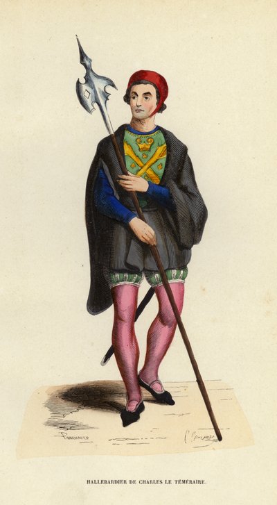 Hellebardier von Karl dem Kühnen von European School