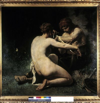 Verletzte Gallier von Evariste Vital Luminais