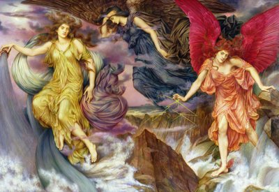 Die Sturmgeister, 1900 von Evelyn De Morgan