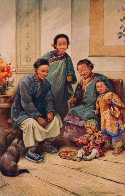 Geburtstag eines kleinen Jungen, ca. 1910 von Evelyn Elizabeth Hardy