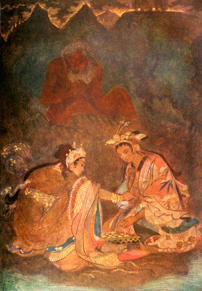 Visu auf dem Berg Fuji-yama, 1912 von Evelyn Paul
