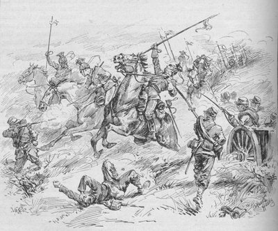 Angriff der 16. Ulanen, 1902 von Evelyn Stuart Hardy