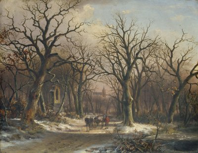 Winterlandschaft von Everadus Benedictus Mirani