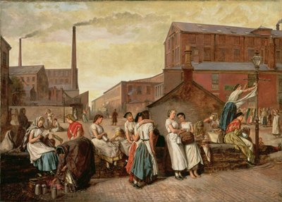 Die Mittagspause, Wigan von Eyre Crowe