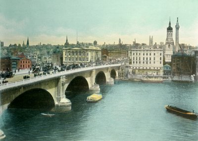 London Bridge, um 1900er Jahre von Eyre and Spottiswoode