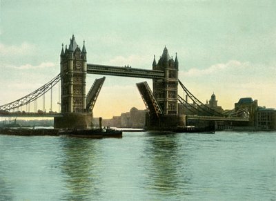 Die Tower Bridge, um 1900 von Eyre and Spottiswoode