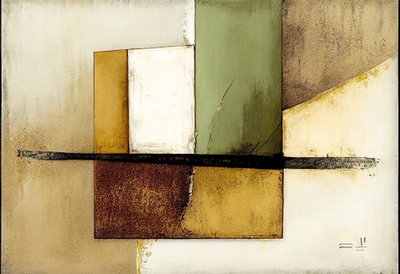 Geometrische abstrakte Kunstkomposition von F. Abderrahim