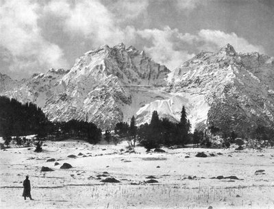 Sonamarg-Berge, Kaschmir, Indien, frühes 20. Jahrhundert von F. Bremner