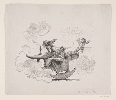 Illustration zu Grundtvig: "Der gesegnete Tag" von F. Hendriksen