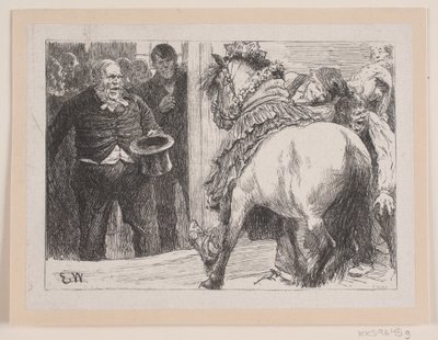 Illustration zu "Herremandsbruden" von F. Hendriksen