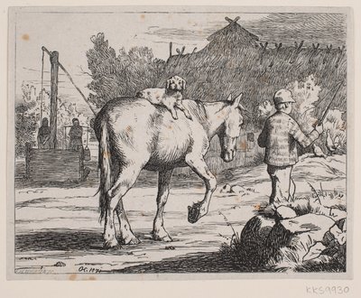 Illustration zu einem Gedicht von P. Hansen von F. Hendriksen