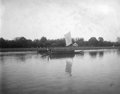 Hooghly-Fluss, Alipore, Indien, 1905-1906 von F. L. Peters