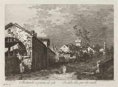 Mettendo i panni... von Fabio Berardi after Canaletto