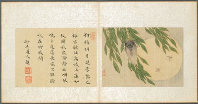 Album mit verschiedenen Motiven, Blatt 6, 1600er Jahre von Fan Qi