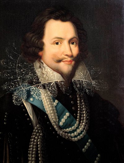 Porträt von George Villiers von Fanny Robert