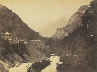 Eaux-Chaudes, Pyrenäen verso, um 1855 von Farnham Maxwell Lyte