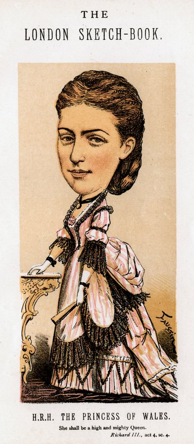 Alexandra von Dänemark, Prinzessin von Wales, 1874 von Faustin