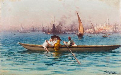 Vergnügen auf dem Caique von Fausto Zonaro