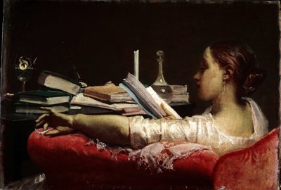 Die Leserin von Federico Faruffini