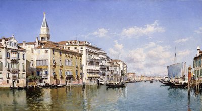 Der Canal Grande, Venedig, 1883 von Federico del Campo