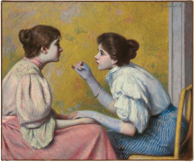 Interessantes Gespräch, 1895 von Federigo Zandomeneghi