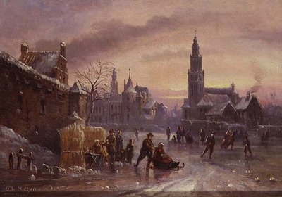 Schneeszene von Felice A. Rezia