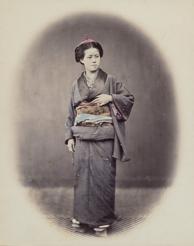 Porträt einer Frau, 1868 von Felice Beato
