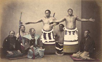Vertreter von Nio, der japanische Herkules von Felice Beato