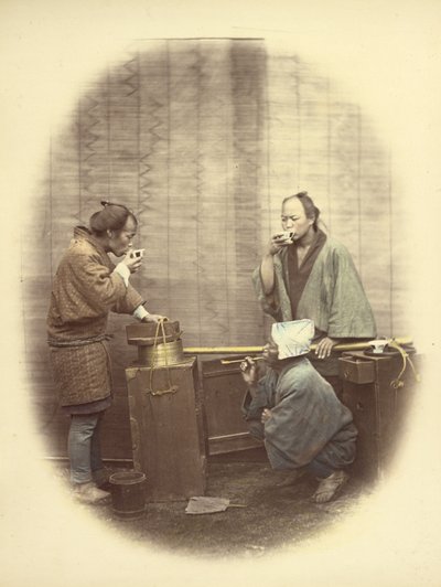 Saki-Verkäufer von Felice Beato