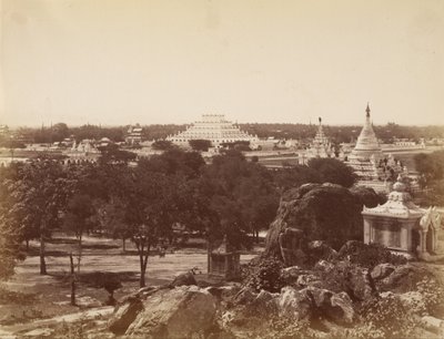 Die unvergleichliche Pagode vom Mandalay-Hügel von Felice Beato