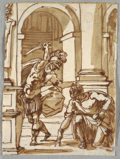 Der Tod des Archimedes von Felice Giani