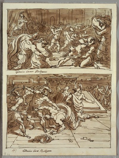 Der Raub der Sabinerinnen von Felice Giani