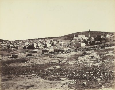 Panoramablick auf Hebron von Félix Bonfils