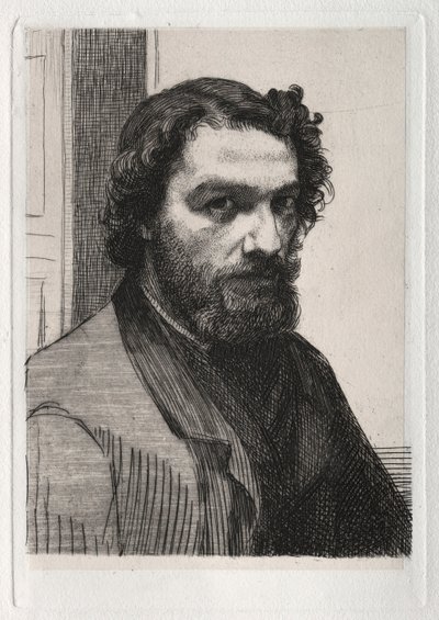 Alphonse Legros, 1861 gedruckt 1875 von Felix Bracquemond