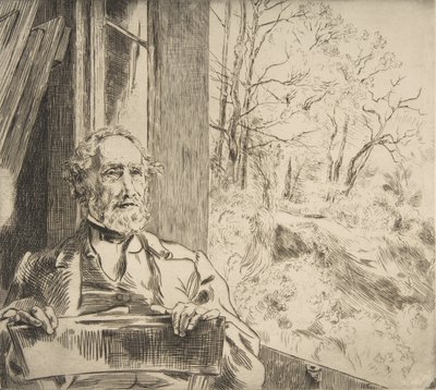 Porträt von Meyer-Heine von Felix Bracquemond