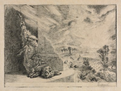 Das Wildkaninchen, 1891 von Felix Bracquemond