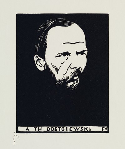A. Th. Dostoiewski, 1895 von Felix Edouard Vallotton