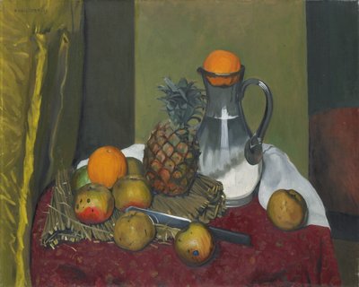 Äpfel und eine Ananas, 1923 von Felix Edouard Vallotton