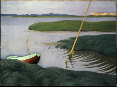 Boot bei Berville, 1918 von Felix Edouard Vallotton