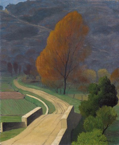 Brücke über den Beal, 1922 von Felix Edouard Vallotton