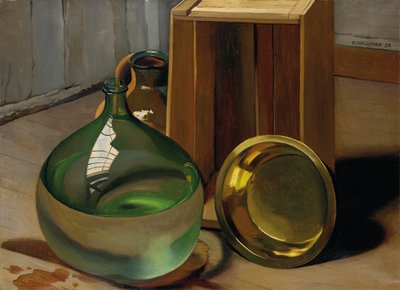 Dame-jeanne und Kiste, 1925 von Felix Edouard Vallotton
