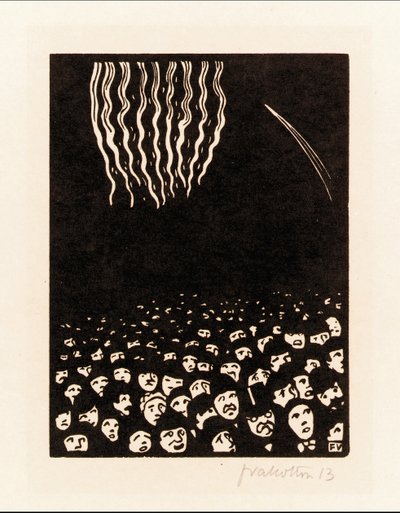 Feuerwerk von Felix Edouard Vallotton